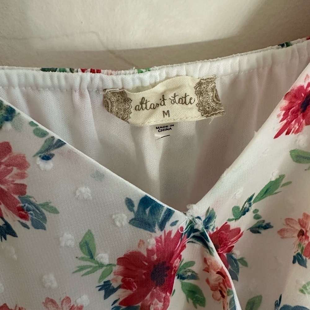 Altar'd State Floral V-Neck Dress - Picture 2 of 5